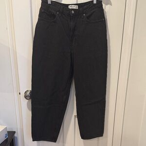 Abercrombie & Fitch Charcoal High-Rise Jeans